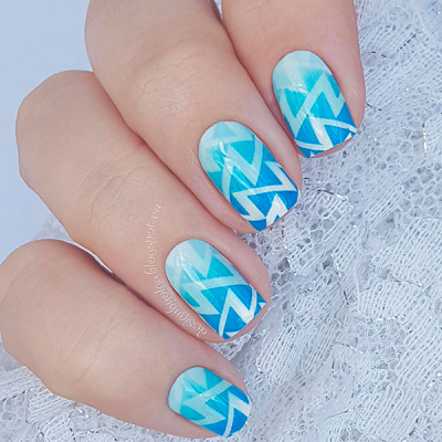 Decal nail sticker Blue
