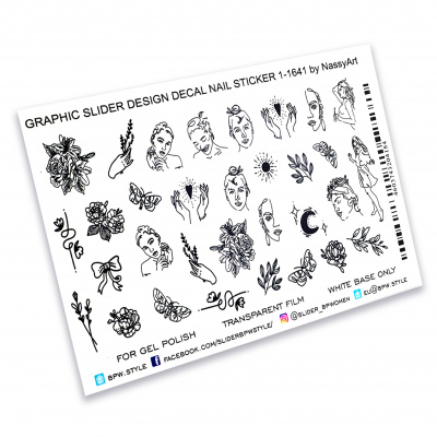 Decal nail sticker Graphic mix