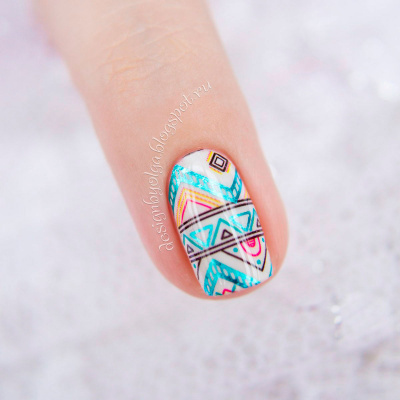 Decal nail sticker Ethnic