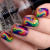 Decal nail sticker Color abstract