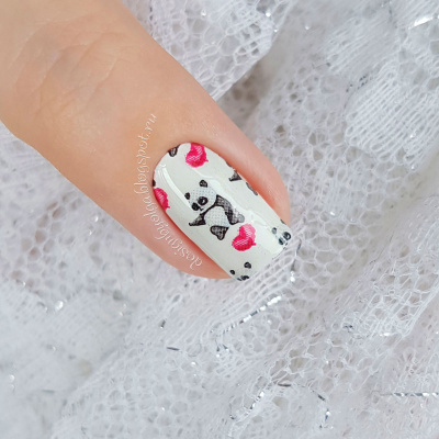 Decal nail stickers Panda