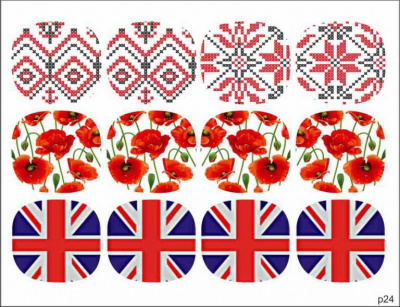 Decal nail stickers Mix