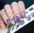 Decal nail sticker Eagle ethnic