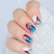 Decal nail sticker Color geometry