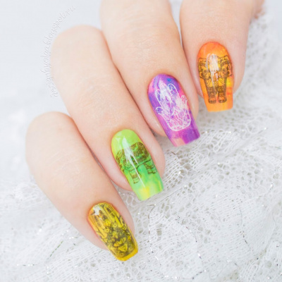 Decal nail sticker Indian
