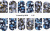 Decal nail sticker Blue abstract