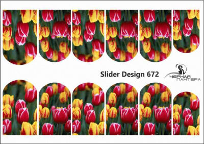 Decal nail stickers Tulips