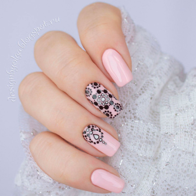 Decal nail sticker Pattern with dots