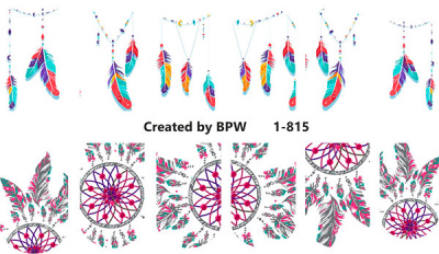 Decal nail stickers Dream catcher