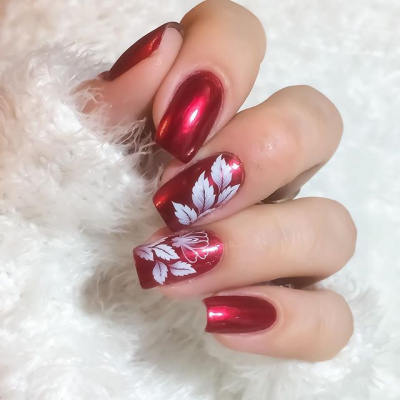 Decal nail sticker Flowers & Leaves