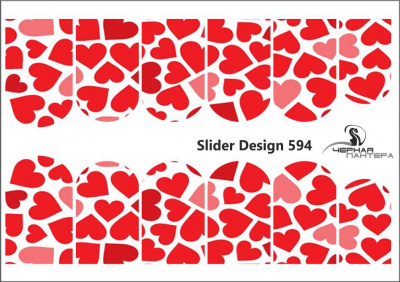 Decal nail stickers Hearts