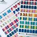 Training cards for nail design