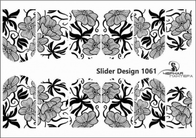 Decal nail stickers Graphic flowers