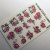 Decal sticker 3D Pink flowers mix