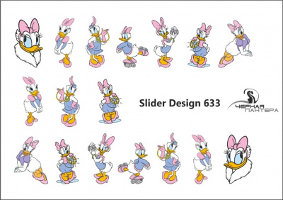 Decal nail stickers Daisy Duck