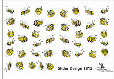 Decal nail stickers Bees