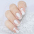 Decal nail sticker White lace