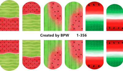 Decal nail sticker Watermelon