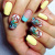 Decal nail sticker Color pattern