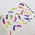 Decal sticker 3D glass Feathers