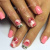 Decal nail sticker Vintage flowers