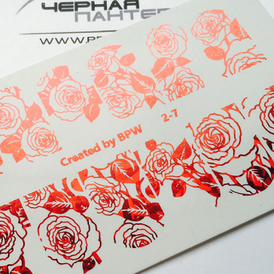 Decal nail sticker Roses