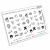 Decal nail sticker Graphic mix 5