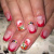 Decal nail sticker Vintage flowers
